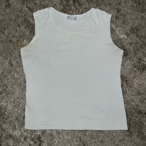 White Sleeveless Women's Top